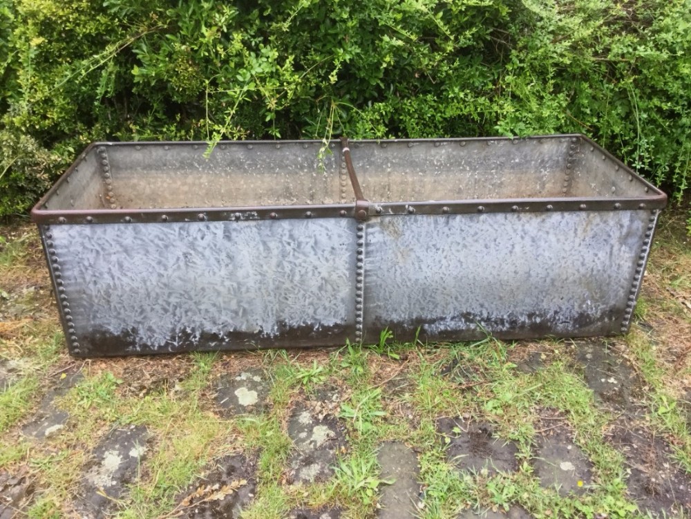 A Galvanised Farm Water Trough