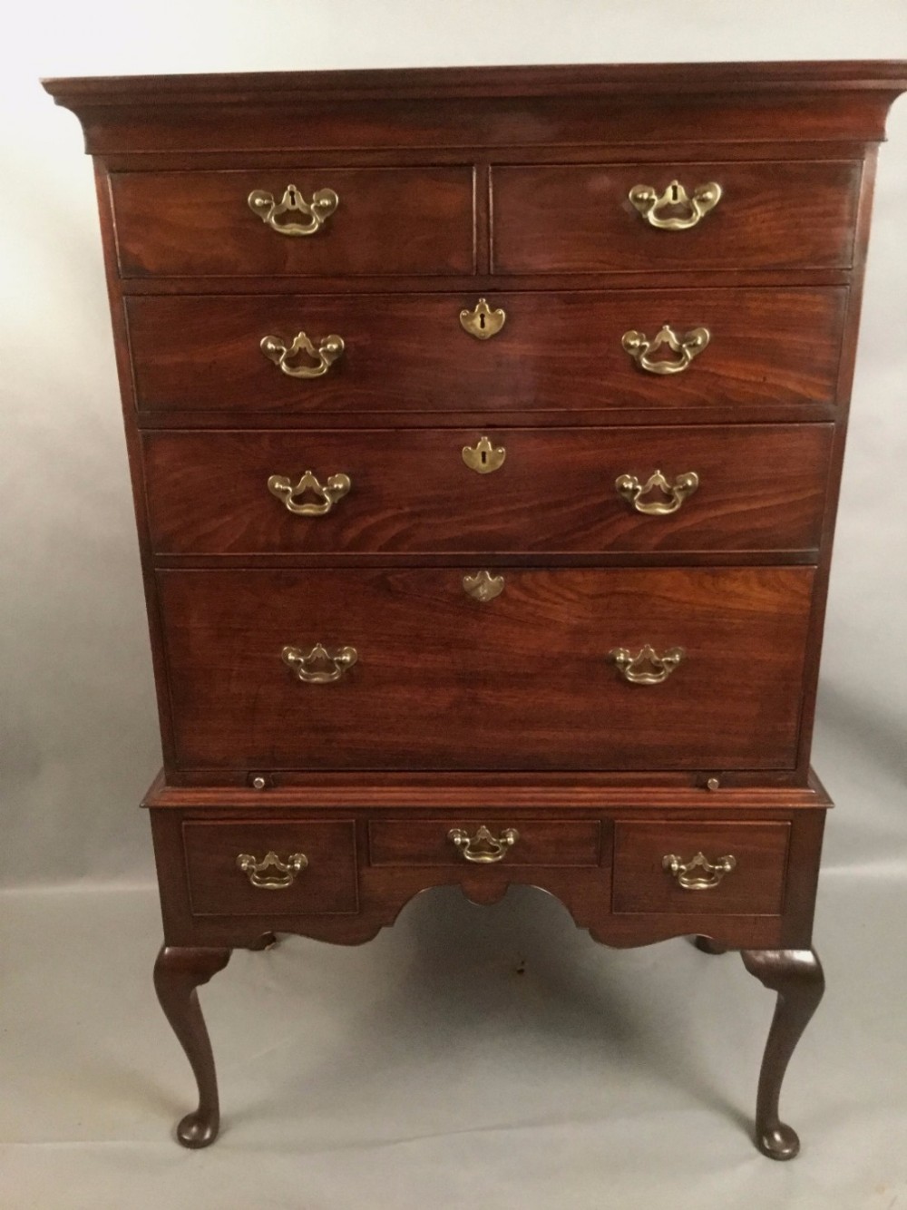 George II Tall Boy with Writing Drawer