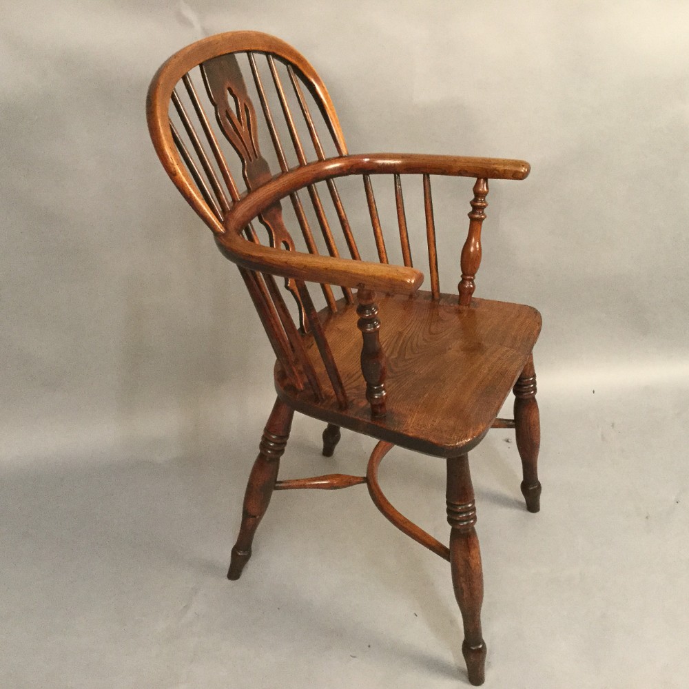 Good Ash and Elm Low Windsor Chair Rockley 