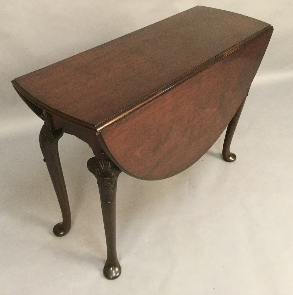 George II Pad Foot Table Carved to the Knee