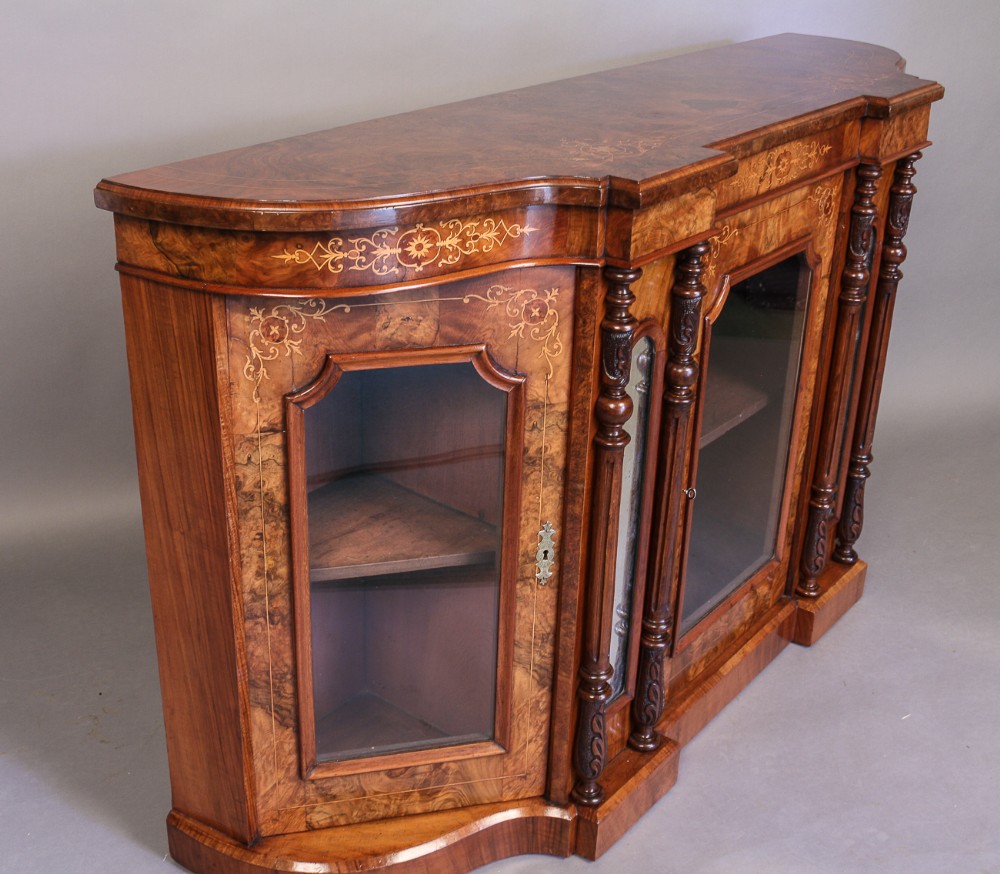 Credenza Victorian Walnut with Inlay
