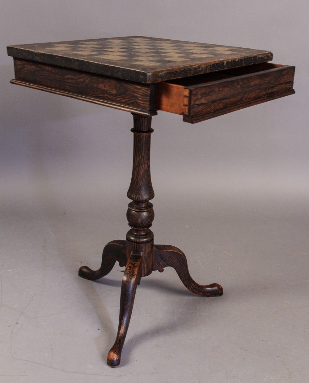 Georgian Decorated Tripod Table