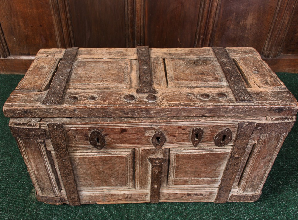 Elizabethan Strong Box in Oak