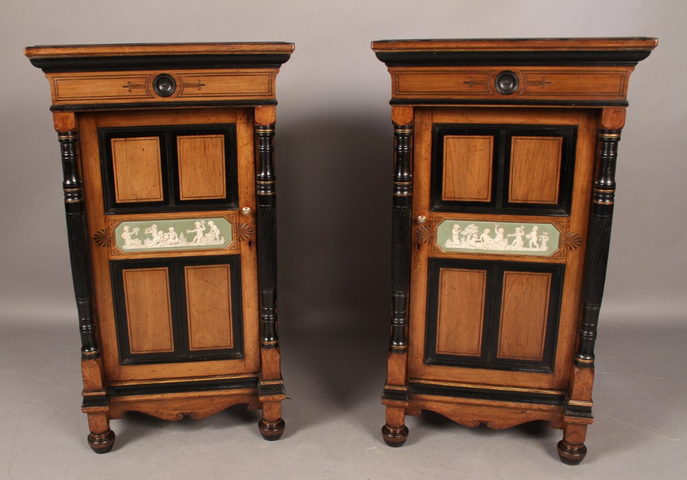 Pair of Pedestals Aesthetic Movement