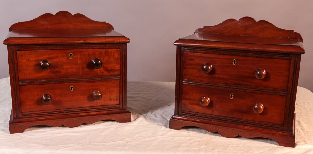 Pair of Miniature Chests of Drawers
