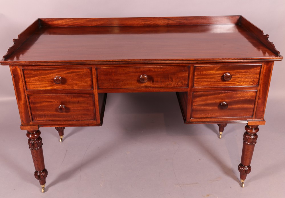 Early Victorian Writing Table in Mahogany