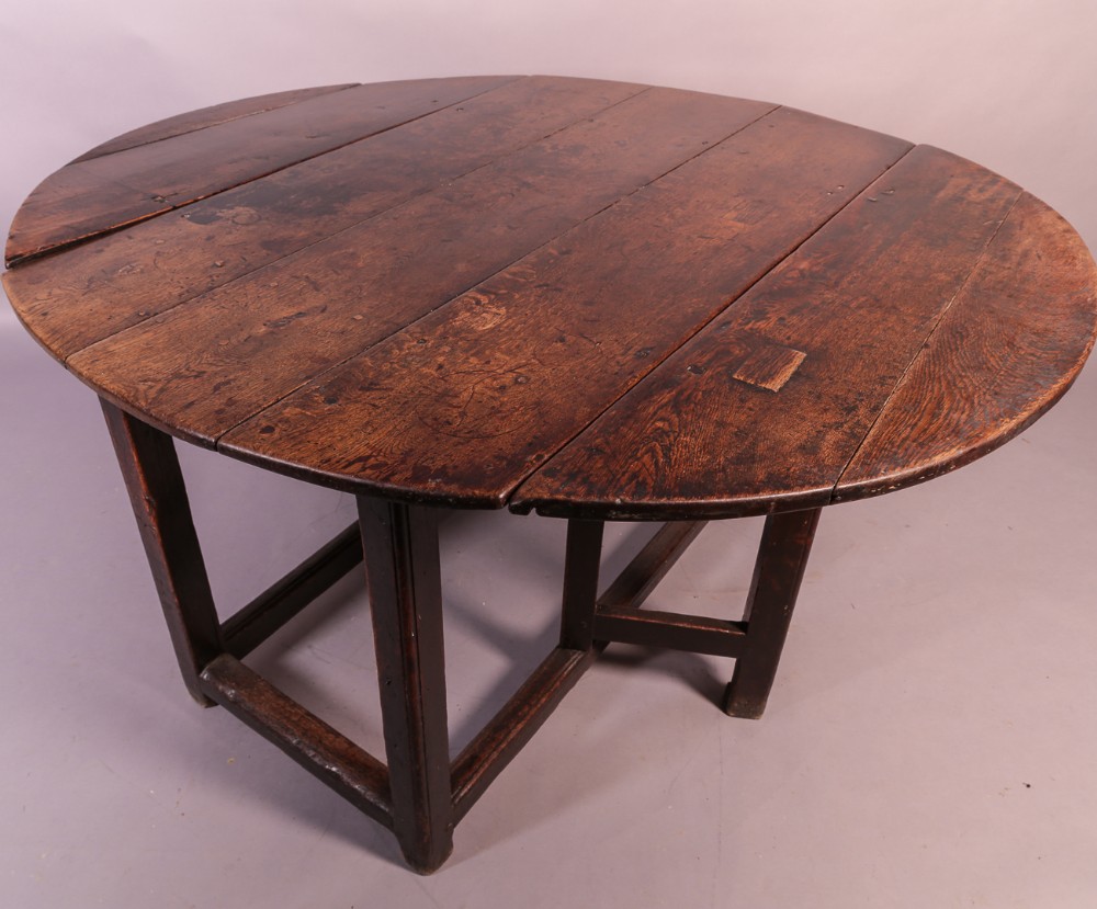 Large Early Gate Table in Oak