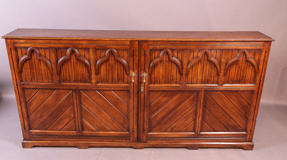 19th century Gothic Cupboard