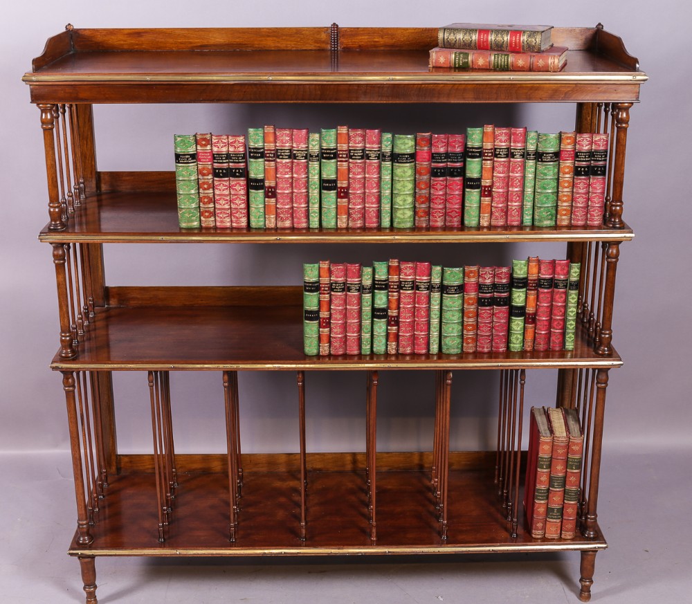 Victorian Open Bookcase in Mahogany