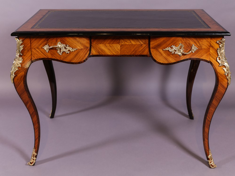 Superb French Bureau Plat King wood