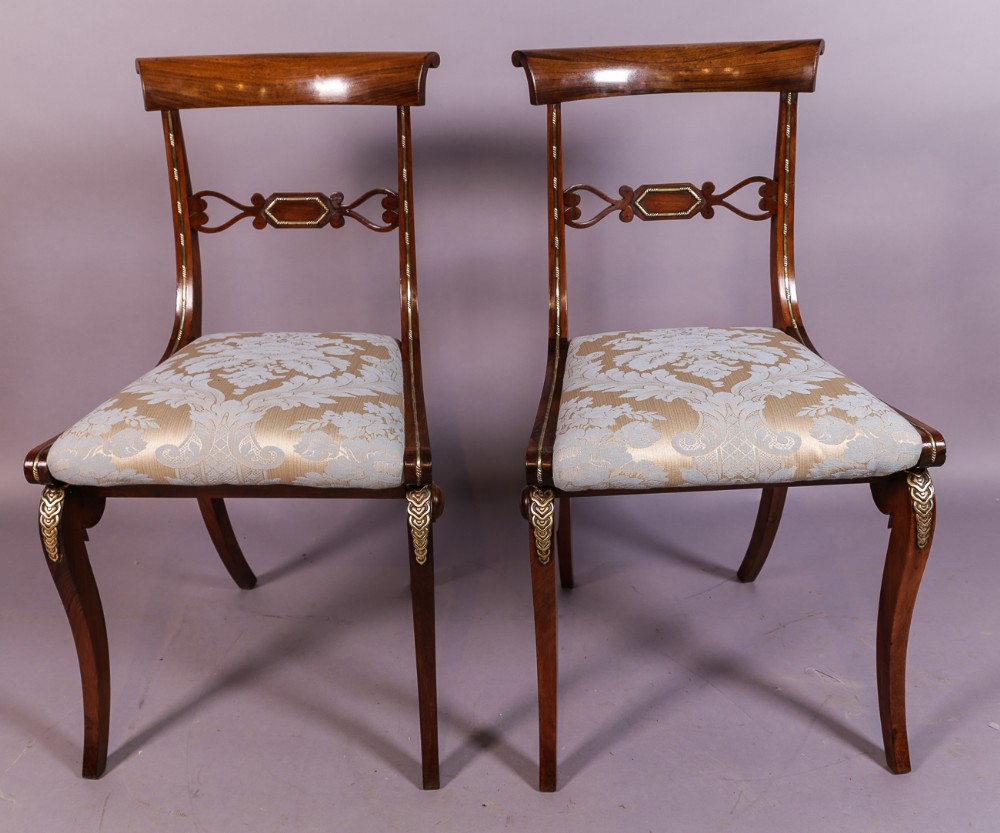 Pair Of Regency Dining Chairs