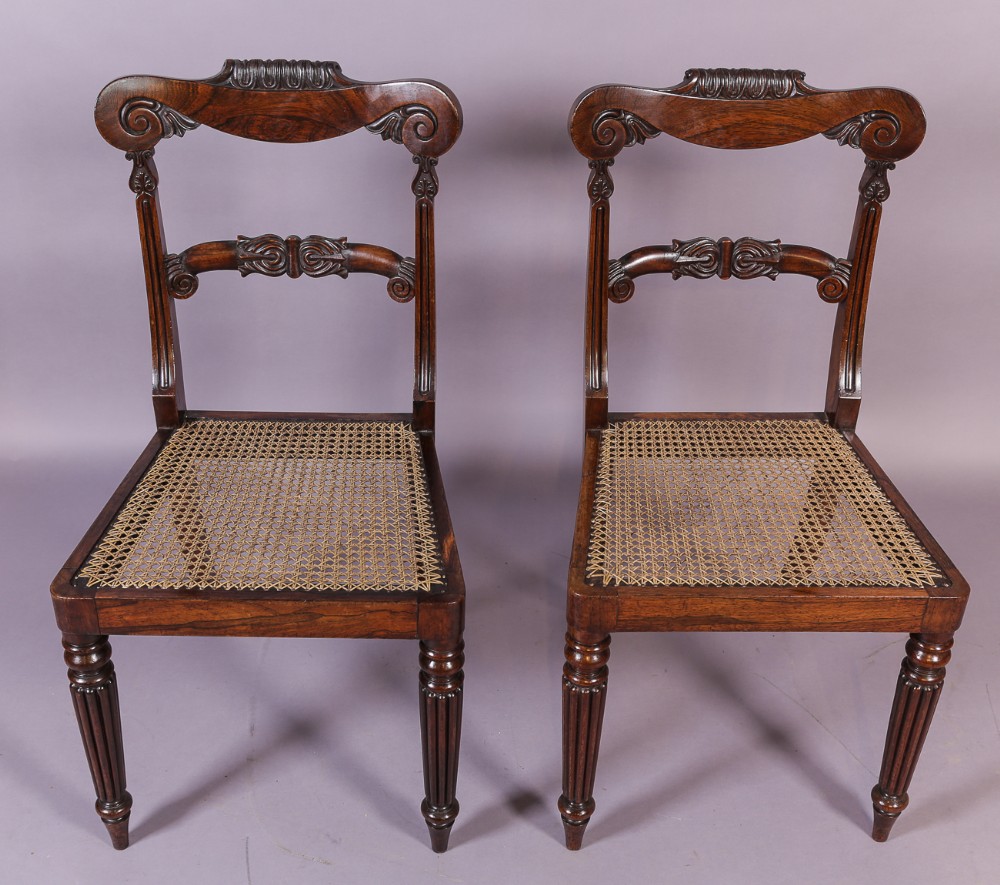 Pair Of Dining Chairs Gillows Quality