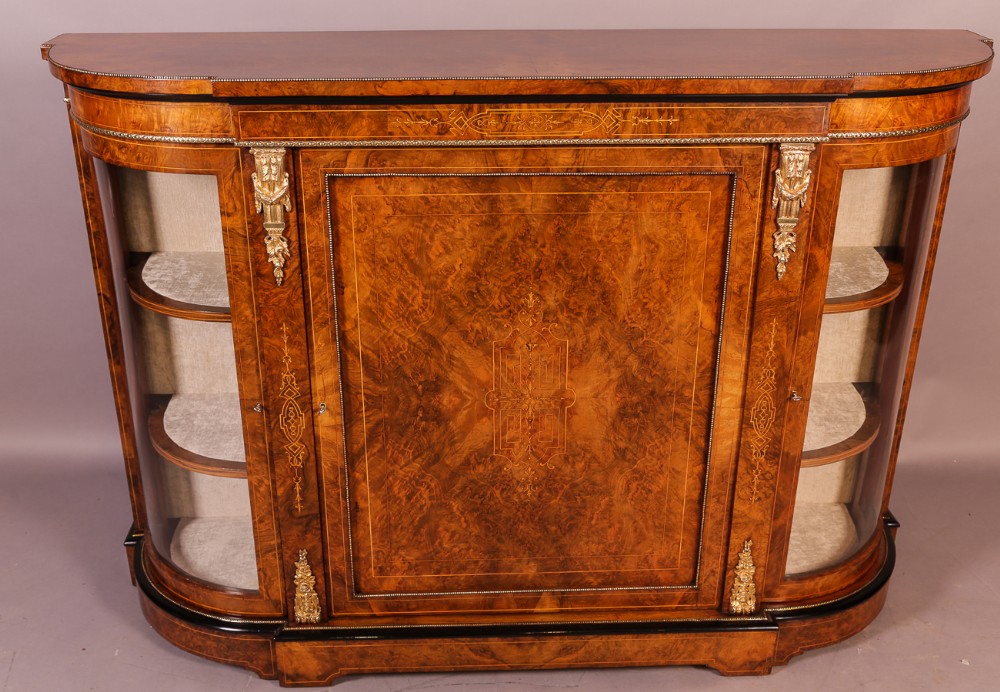 A Victorian Credenza in Figured Walnut