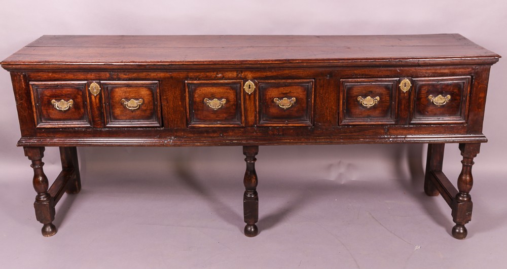 Early Serving Dresser in Oak three drawer