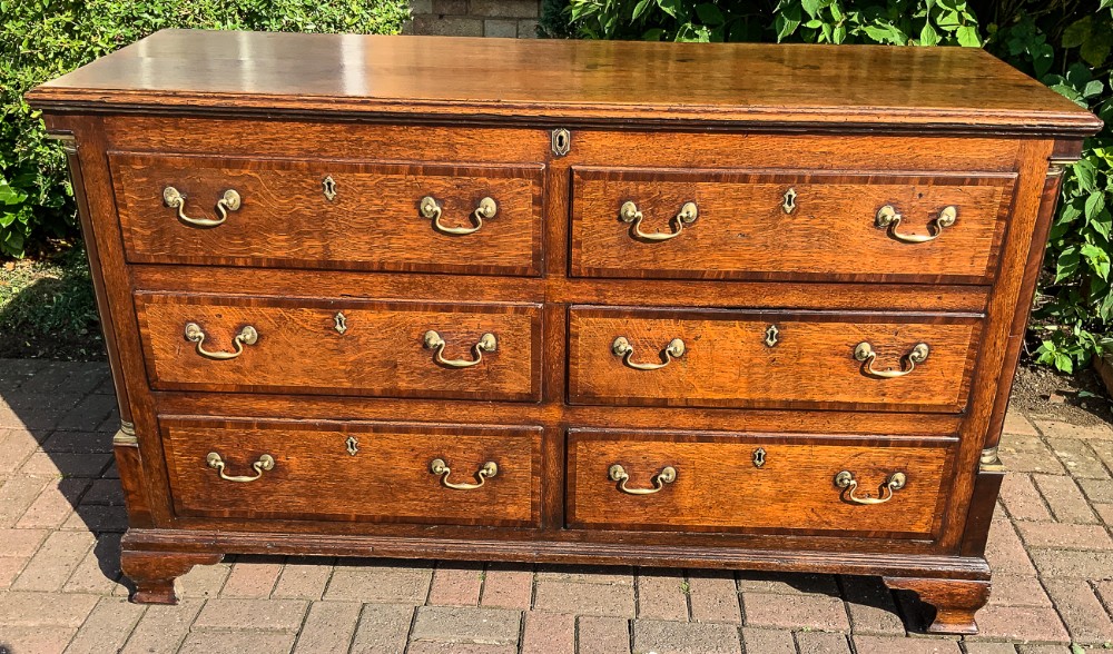 Georgian Oak Dower Chest