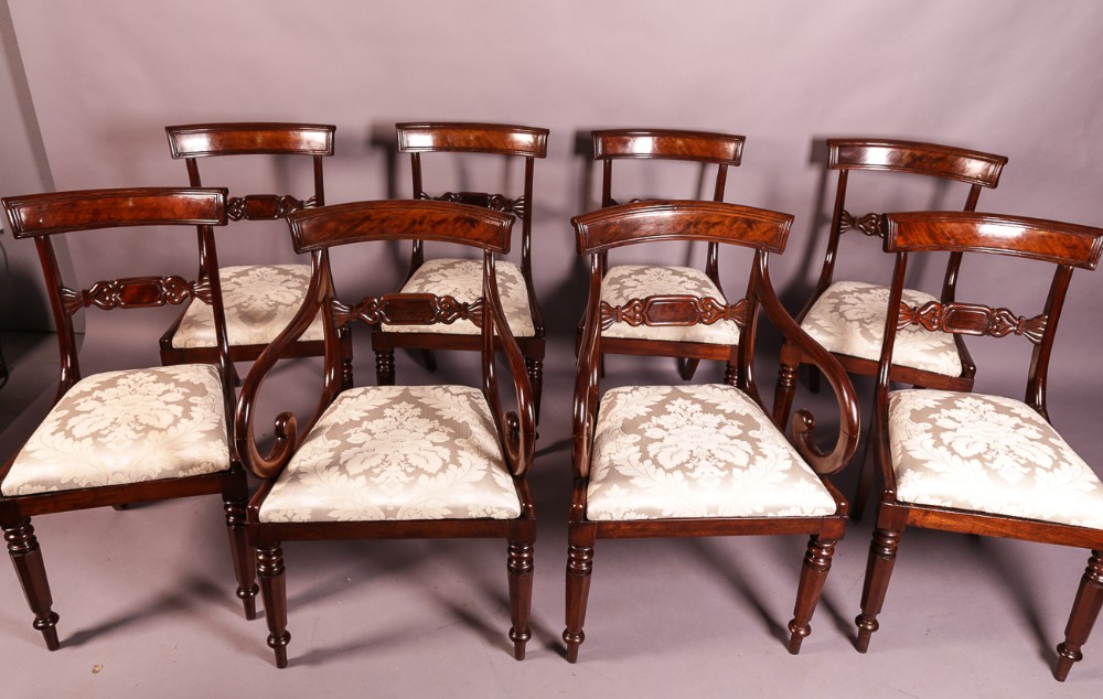 A Set of eight 19th century Mahogany Dining Chairs