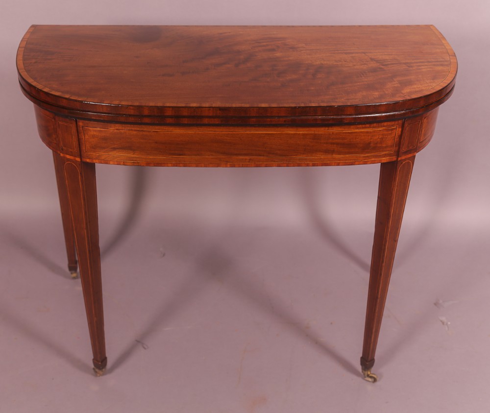 An 18th century Games Table in Mahogany