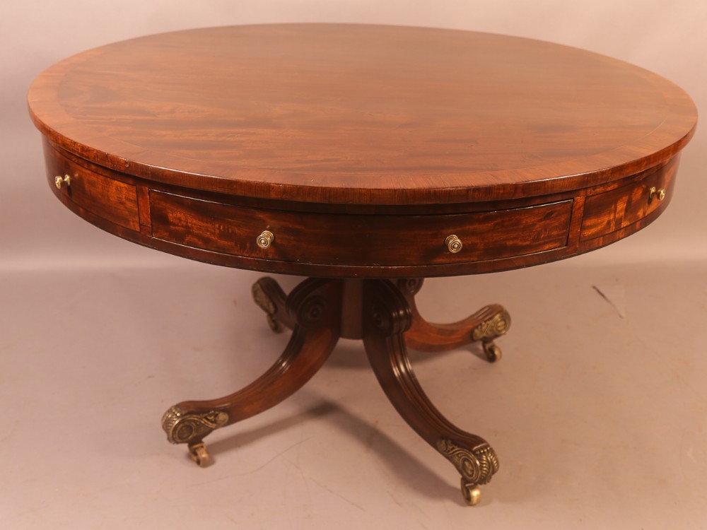 Georgian Drum Table in Mahogany