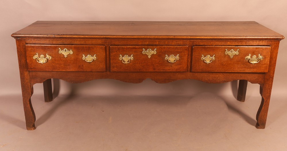 A Georgian Silhouette Leg Serving Dresser