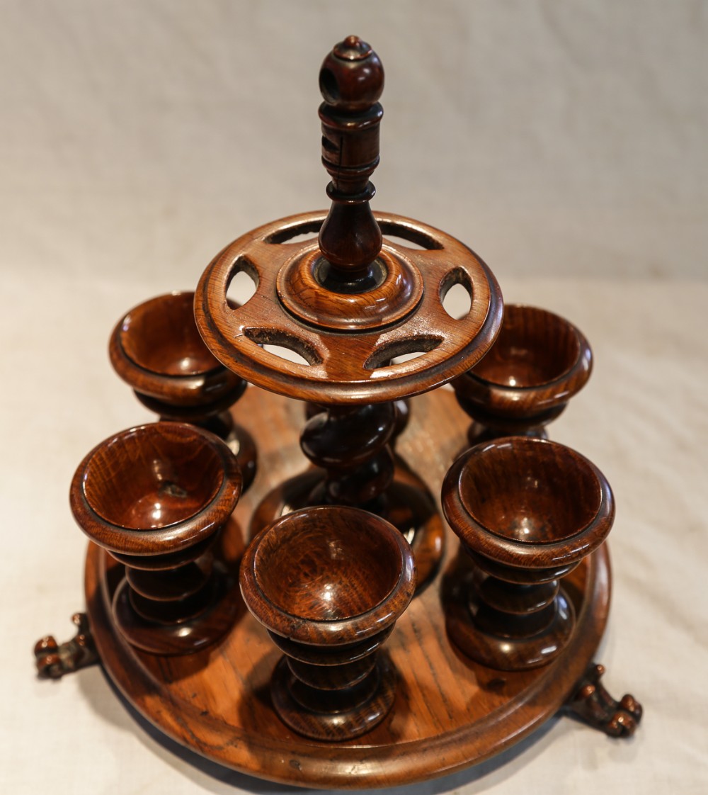 Victorian Treen Item Egg Stand