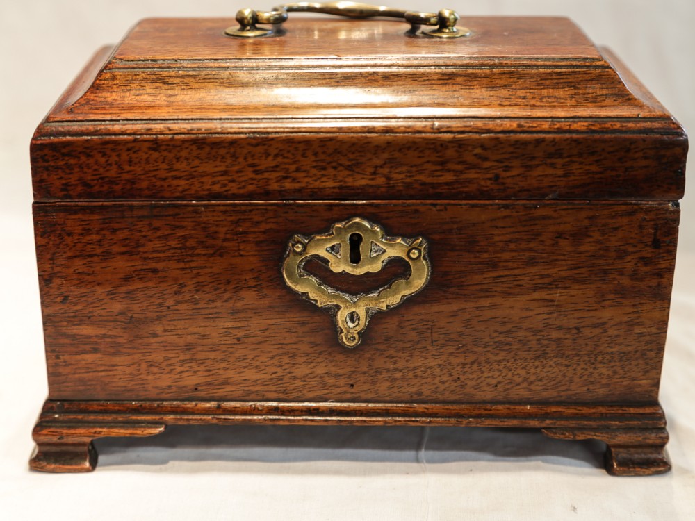 An 18th century Mahogany Caddy