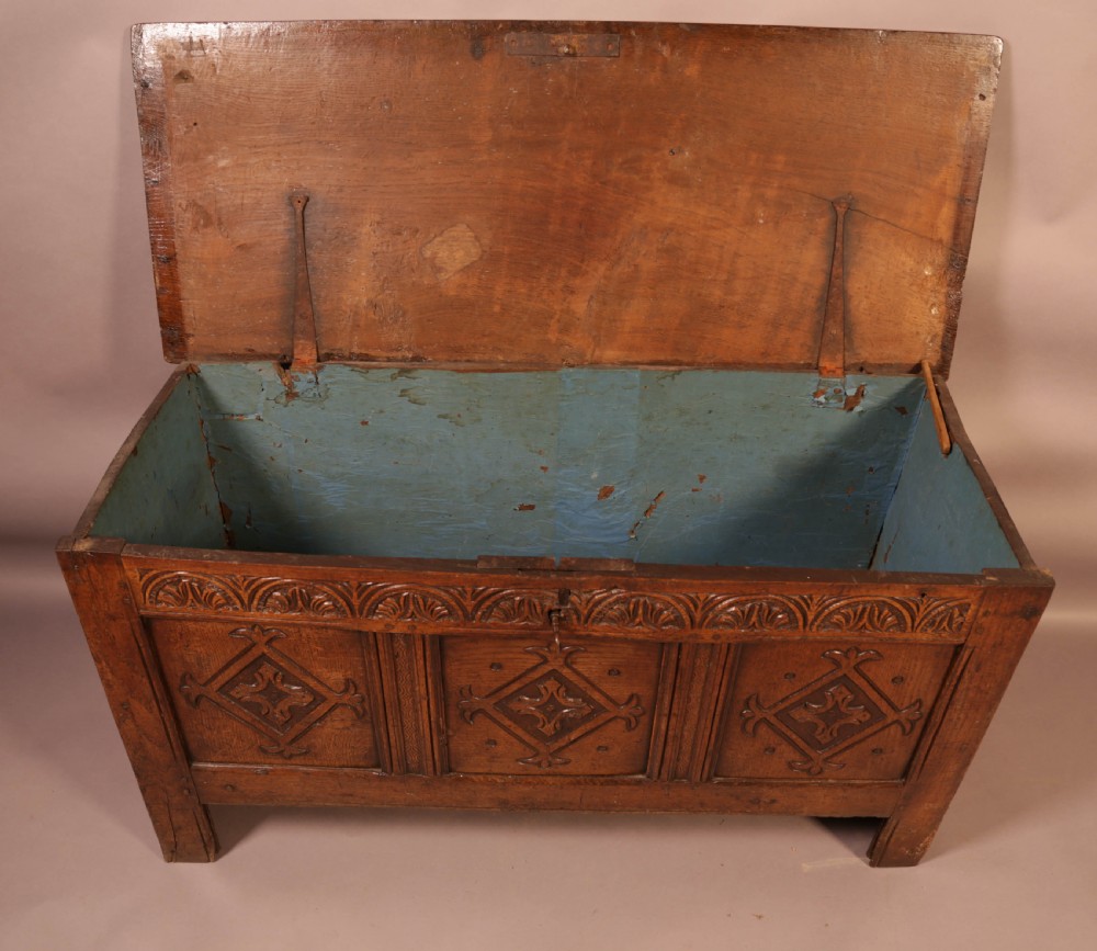 A 17th century Oak Coffer Yorkshire View II