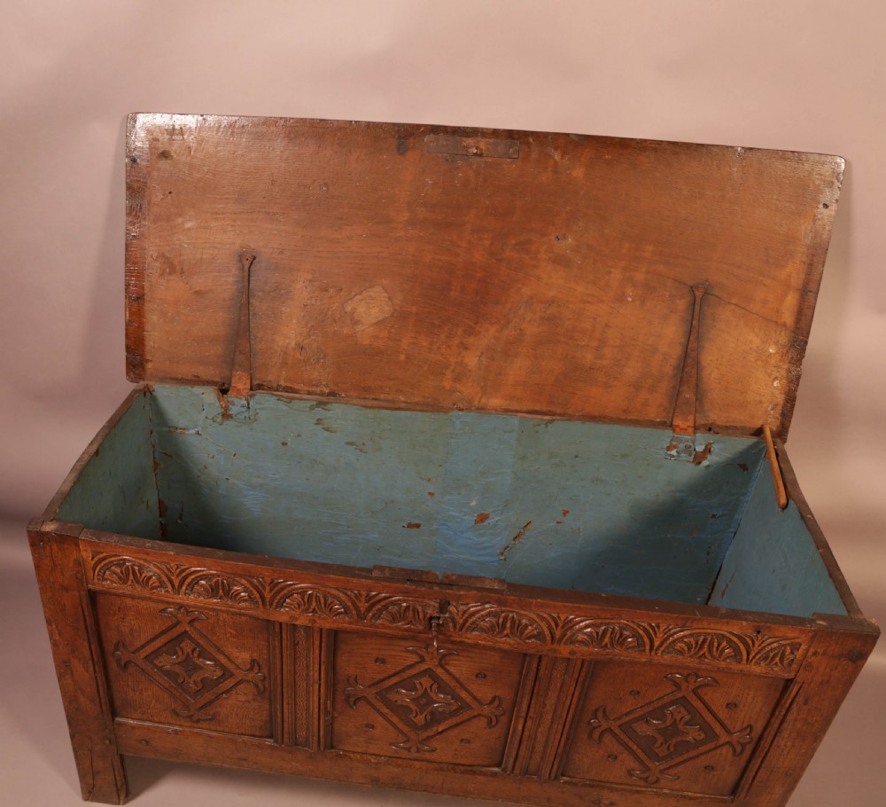 A 17th century Oak Coffer Yorkshire View VII