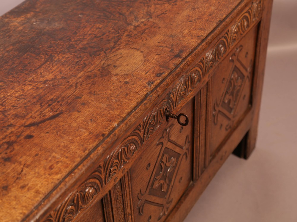 A 17th century Oak Coffer Yorkshire View VIII