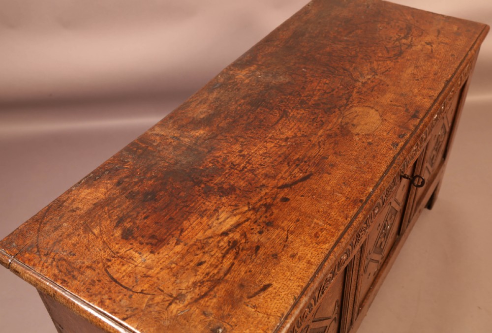 A 17th century Oak Coffer Yorkshire View IX