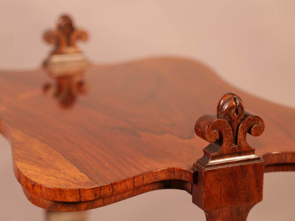 A Victorian Rosewood 3 tier stand with drawer View VII