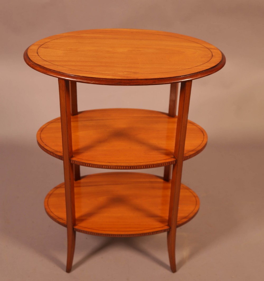 Edwardian 3 tier stand with loose two handled tray View IV