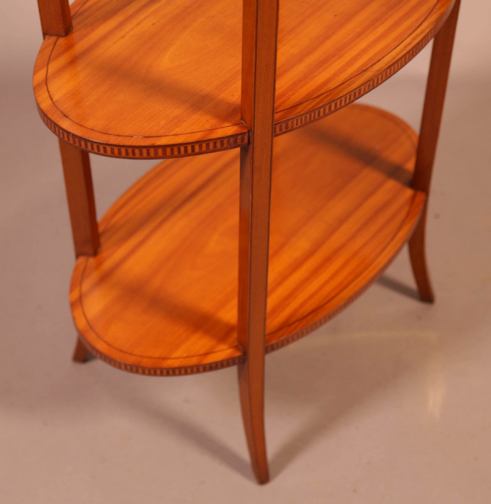 Edwardian 3 tier stand with loose two handled tray View VIII