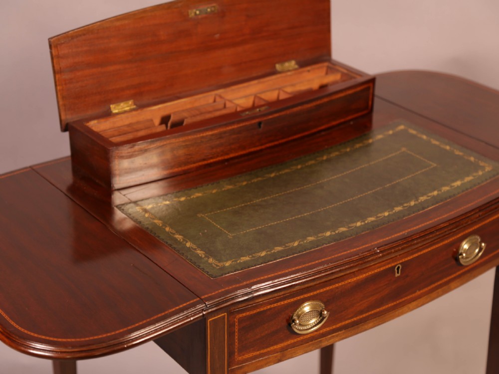 Edwardian Ladies Writing Table in Mahogany View IX