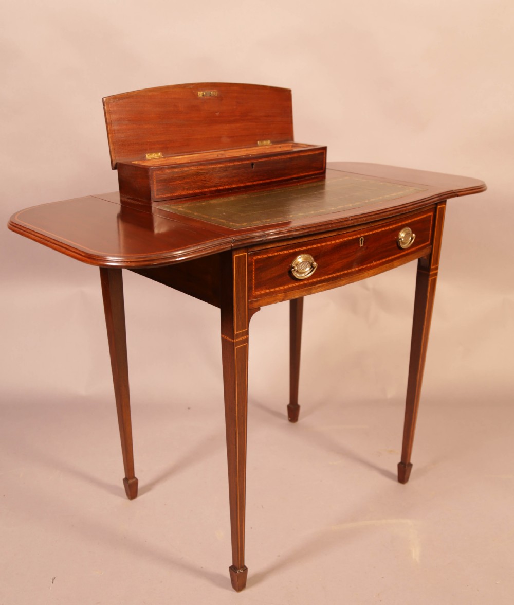 Edwardian Ladies Writing Table in Mahogany View X