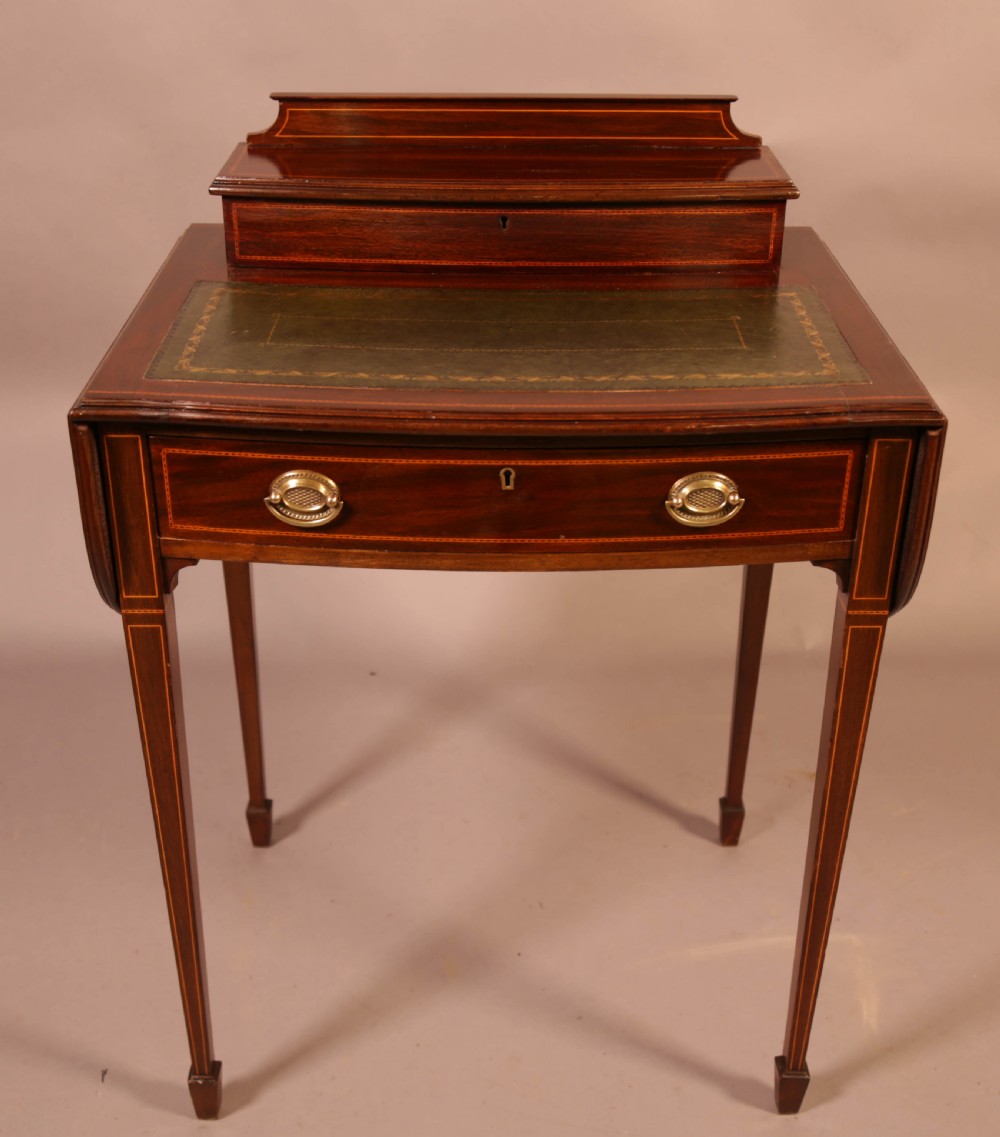 Edwardian Ladies Writing Table in Mahogany View XIII