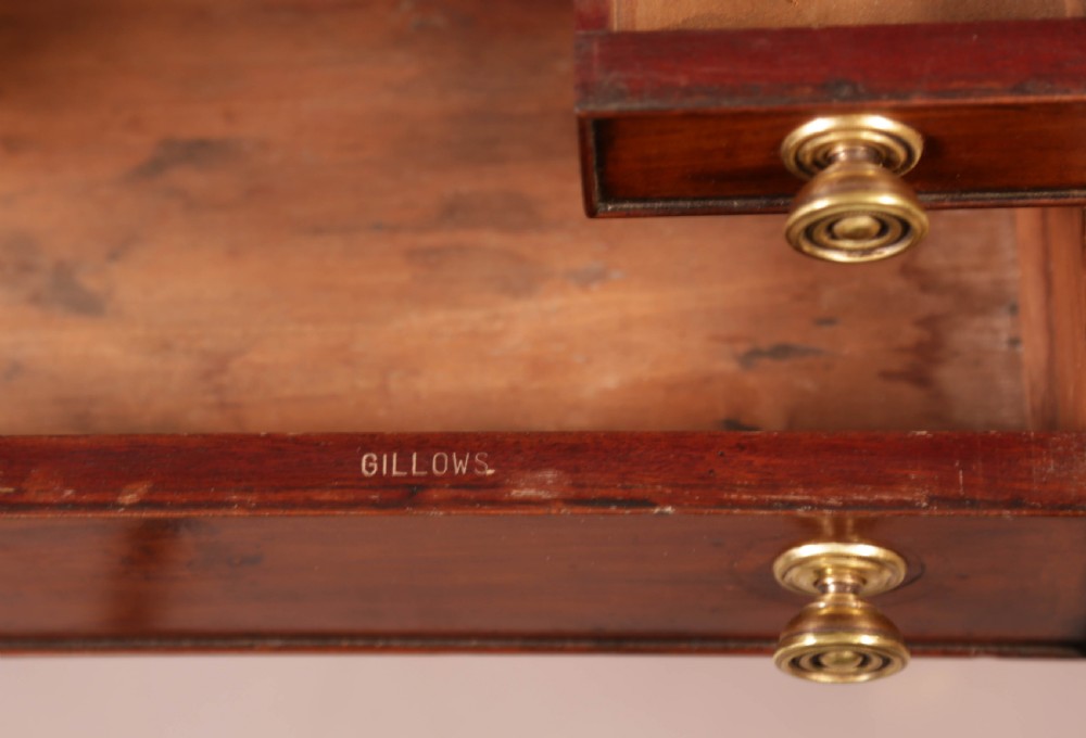 A Fine Quality GILLOWS Gentlemans Dressing Chest View V