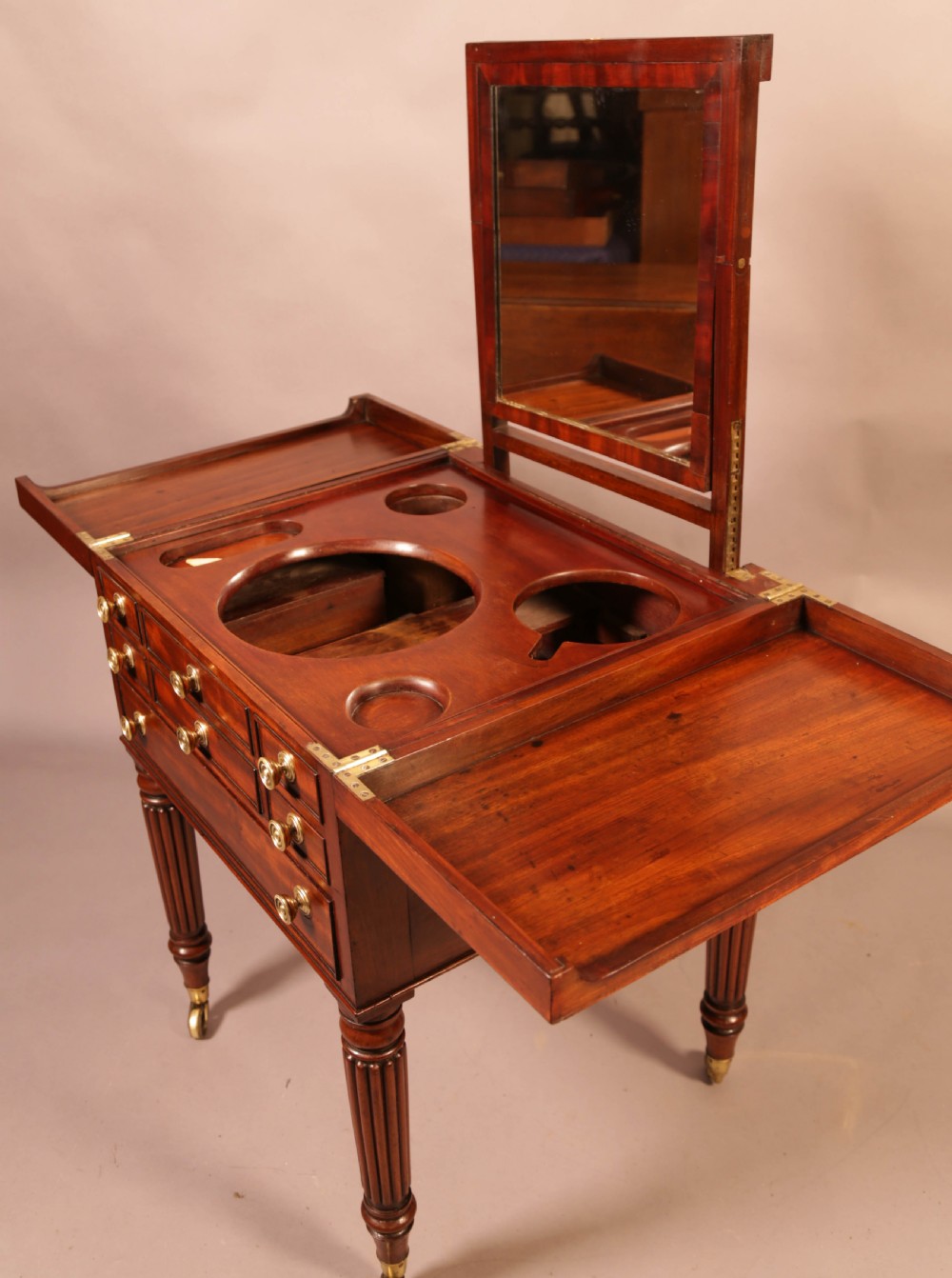 A Fine Quality GILLOWS Gentlemans Dressing Chest View VIII