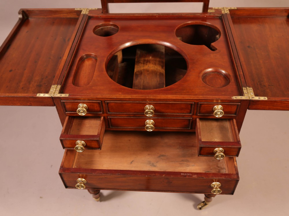 A Fine Quality GILLOWS Gentlemans Dressing Chest View XV