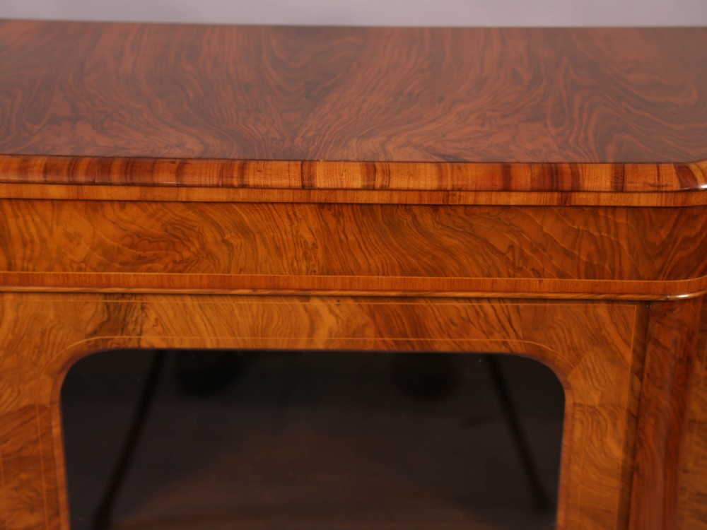 A Good Victorian Credenza in Burr Walnut View IV