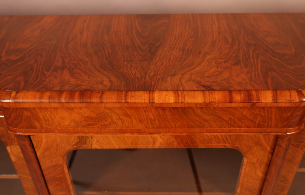 A Good Victorian Credenza in Burr Walnut View X