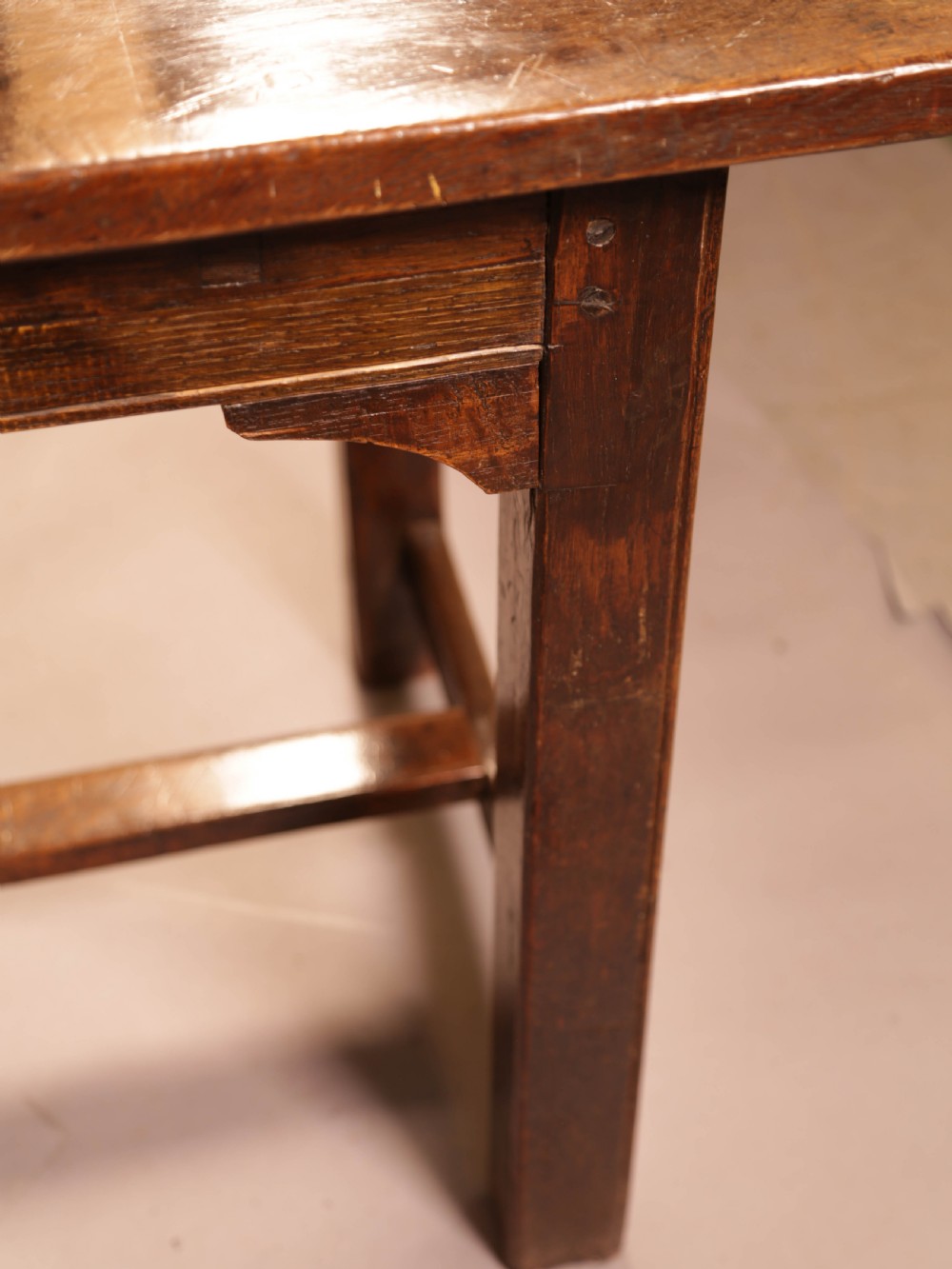 A Good 18th Century Farmhouse Table in Oak  View VIII