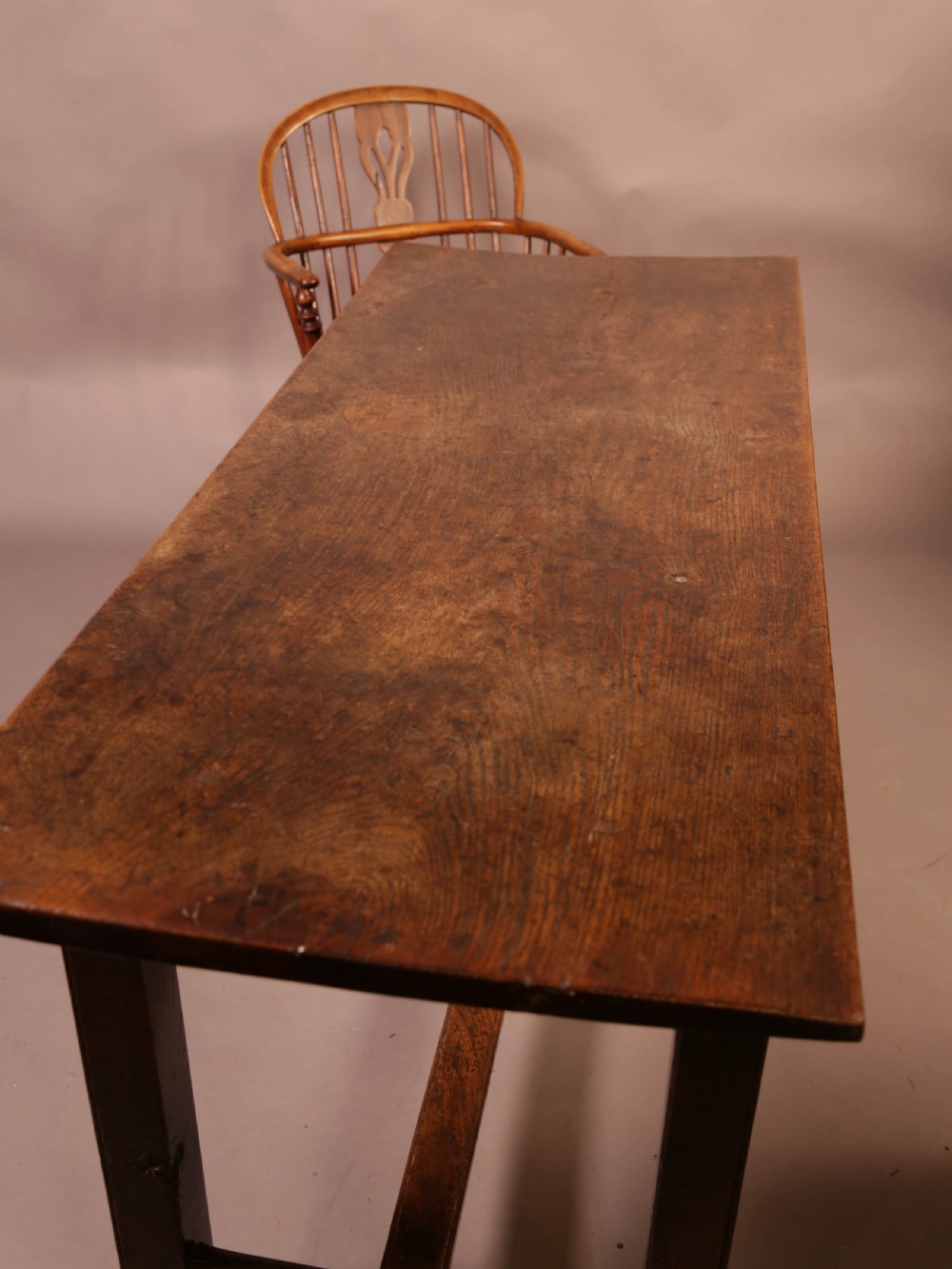 A Good 18th Century Farmhouse Table in Oak  View XI