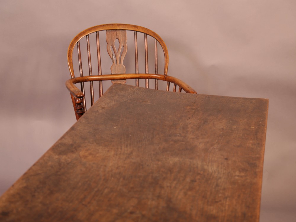 A Good 18th Century Farmhouse Table in Oak  View XII