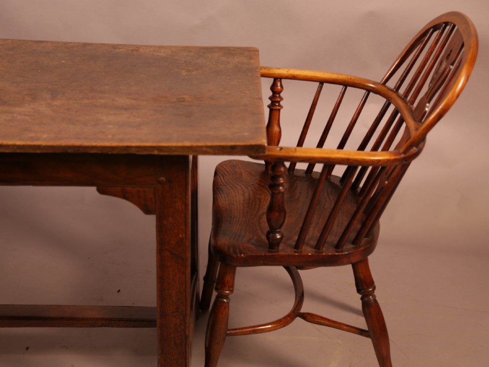 A Good 18th Century Farmhouse Table in Oak  View XIII