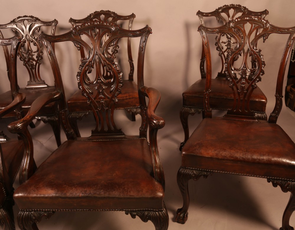 Fine Set of 8 Mahogany Dining Chairs View IV