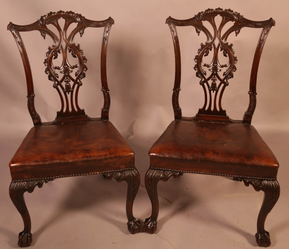Fine Set of 8 Mahogany Dining Chairs View XIX