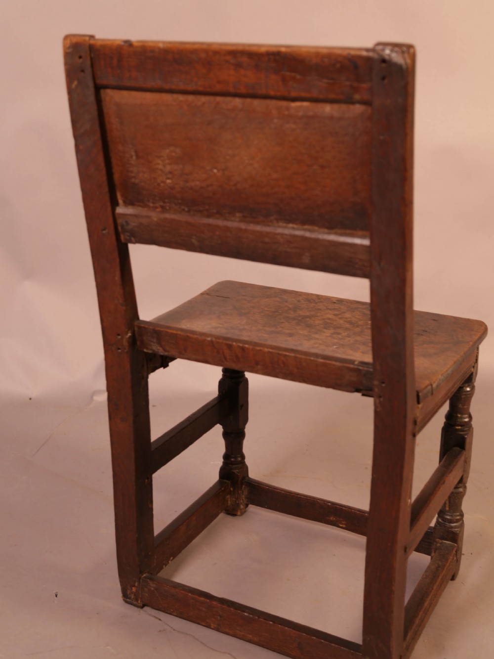 17th century Oak Backstool View III