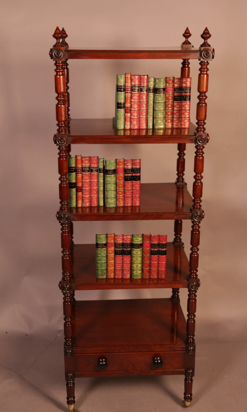 A Victorian 5 height display bookcase