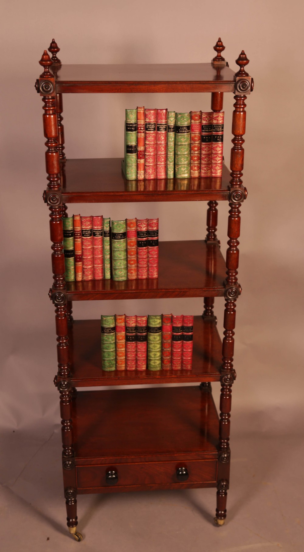 A Victorian 5 height display bookcase View II