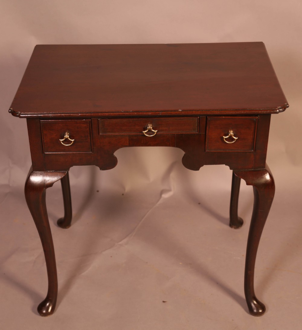A George II Walnut Lowboy